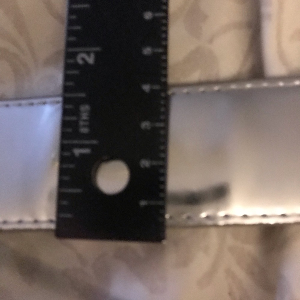 Guess silver adjustable belt w/ rhinestone available in other colors NWT - Picture 4 of 8